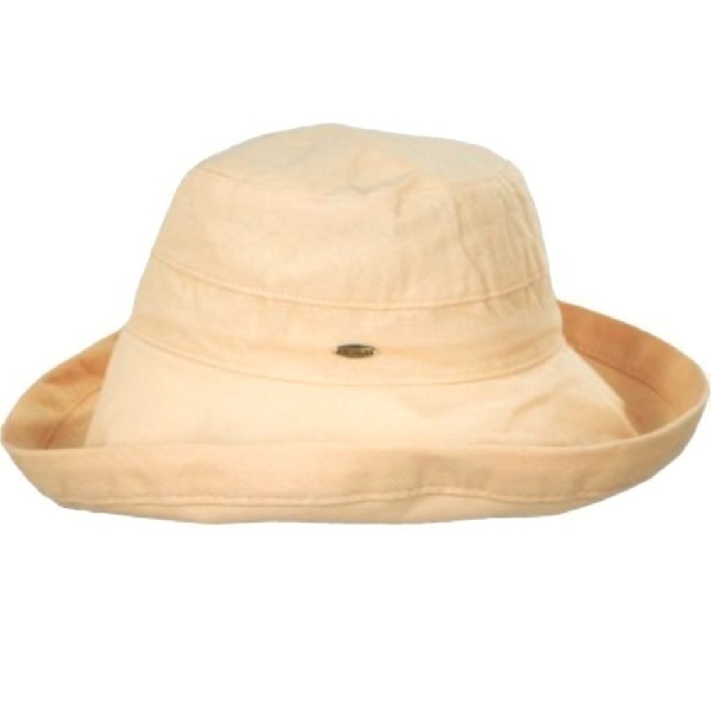 The Scala Lanikai Cotton Sun Hat is perfect for sunny days!  100% cotton: cream